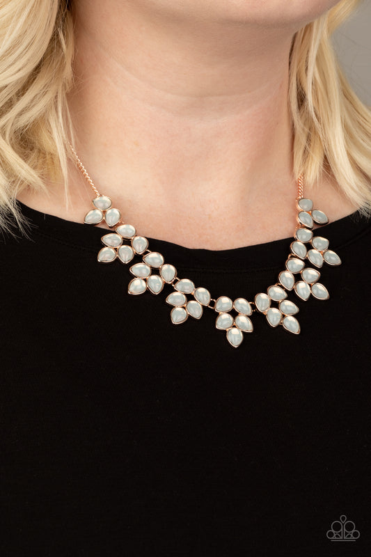 Hidden Eden - gold - Paparazzi necklace