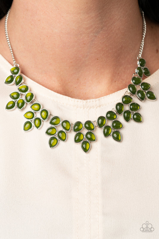 Hidden Eden - green - Paparazzi necklace