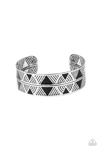 Hidden Glyphs - black - Paparazzi bracelet