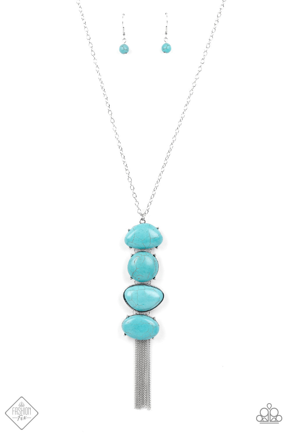 Hidden Lagoon - blue - Paparazzi necklace