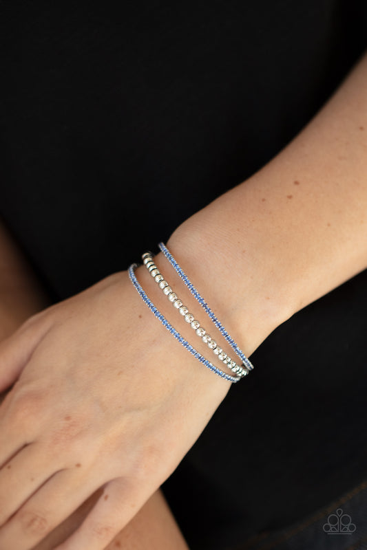 High-End Eye Candy - blue - Paparazzi bracelet