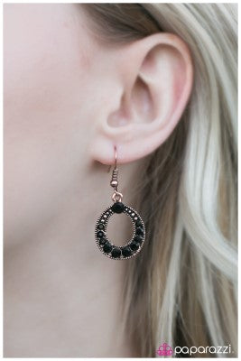 High Roller - Copper - Paparazzi earrings