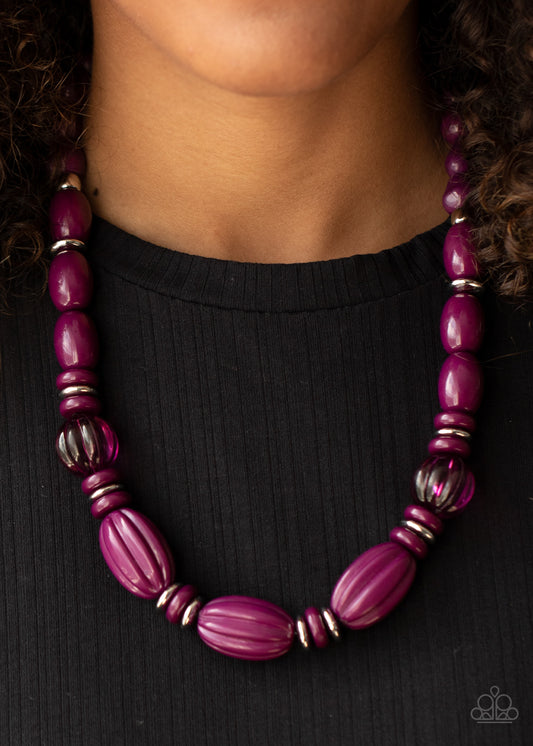 High Alert - purple - Paparazzi necklace