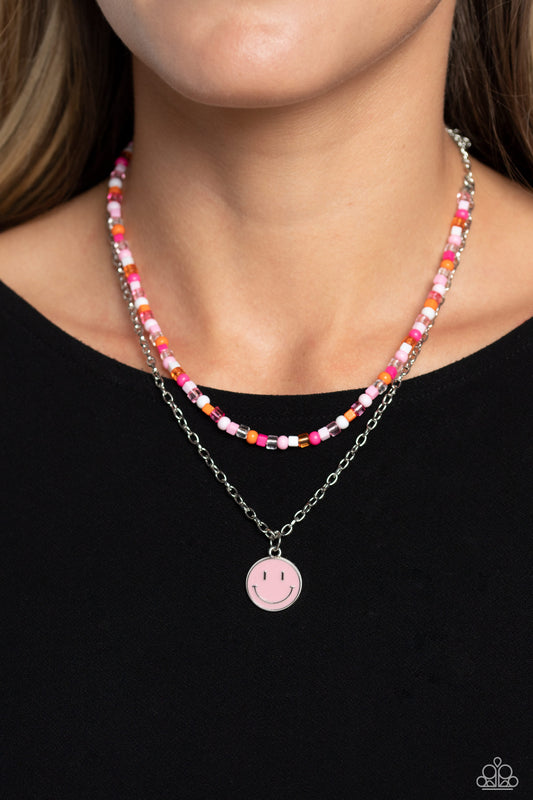 High School Reunion - pink - Paparazzi necklace