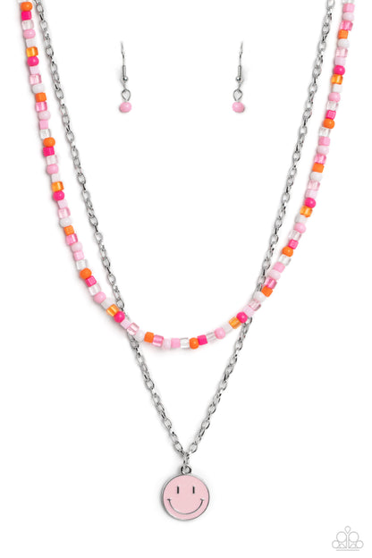 High School Reunion - pink - Paparazzi necklace