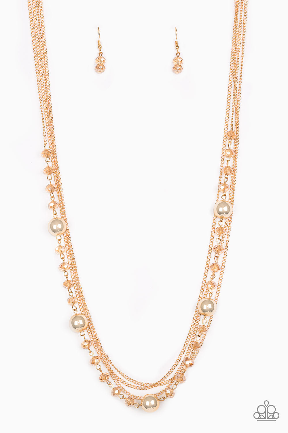 High Standards - gold - Paparazzi necklace