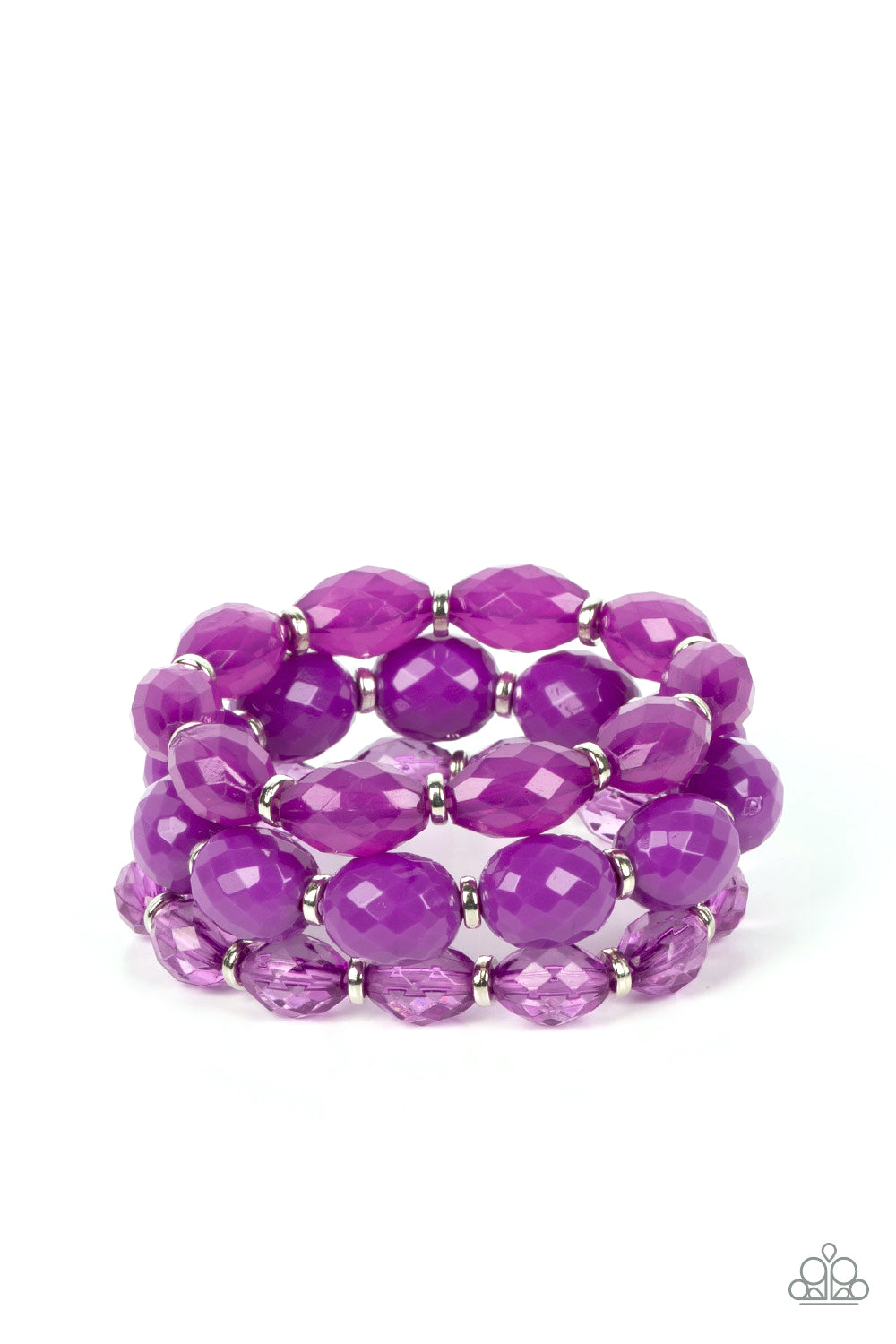 High Tide Hammock - purple - Paparazzi bracelet