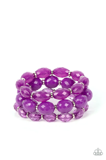 High Tide Hammock - purple - Paparazzi bracelet