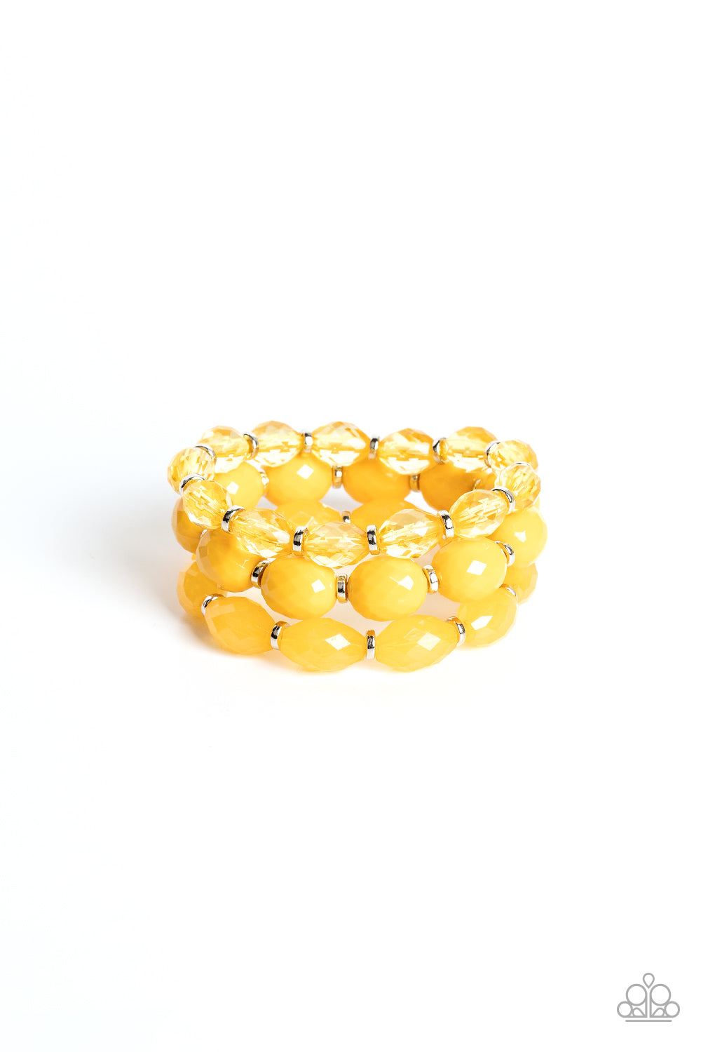 High Tide Hammock - yellow - Paparazzi bracelet