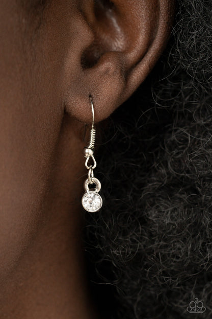 Highlight of My Life - white - Paparazzi necklace