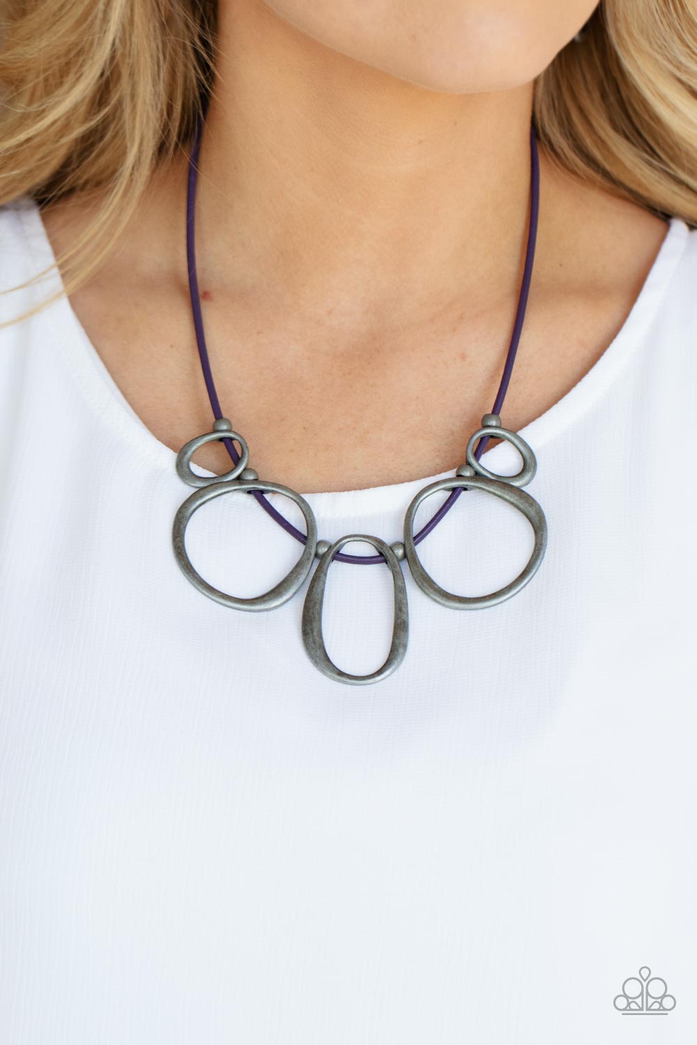 Historical Hipster - purple - Paparazzi necklace