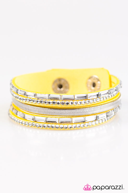 Hit the Lights - yellow - Paparazzi bracelet