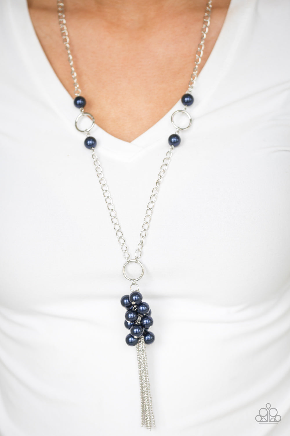 Hit the Runway - blue - Paparazzi necklace