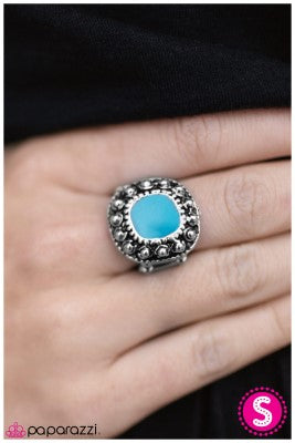Hold Your Horses - Blue - Paparazzi ring