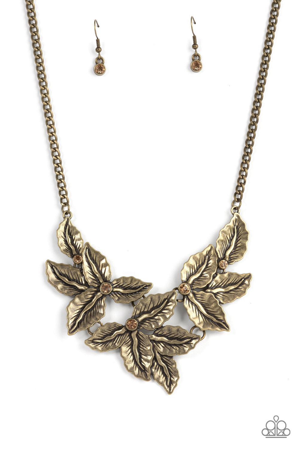 Holly Heiress - brass - Paparazzi necklace