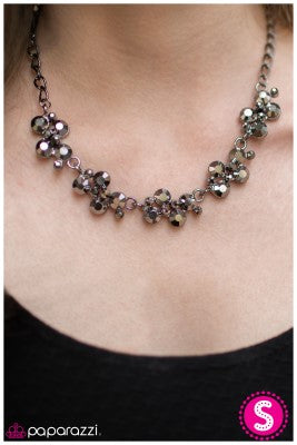 Hollywood Hills - Black - Paparazzi necklace