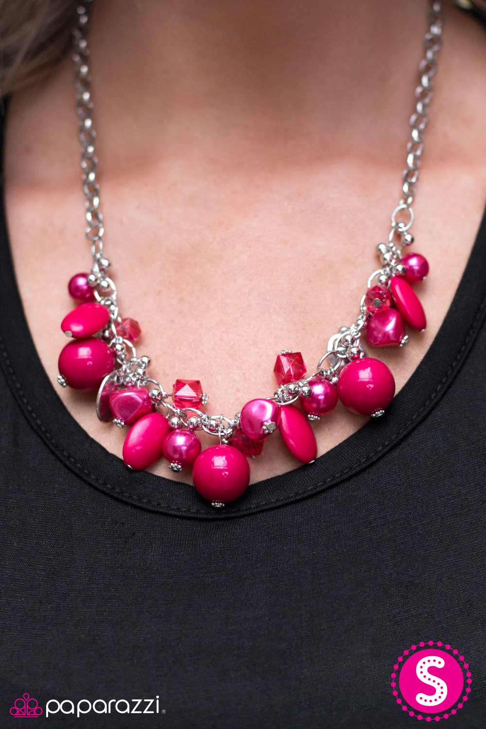 Hollywood Starlet - pink - Paparazzi necklace