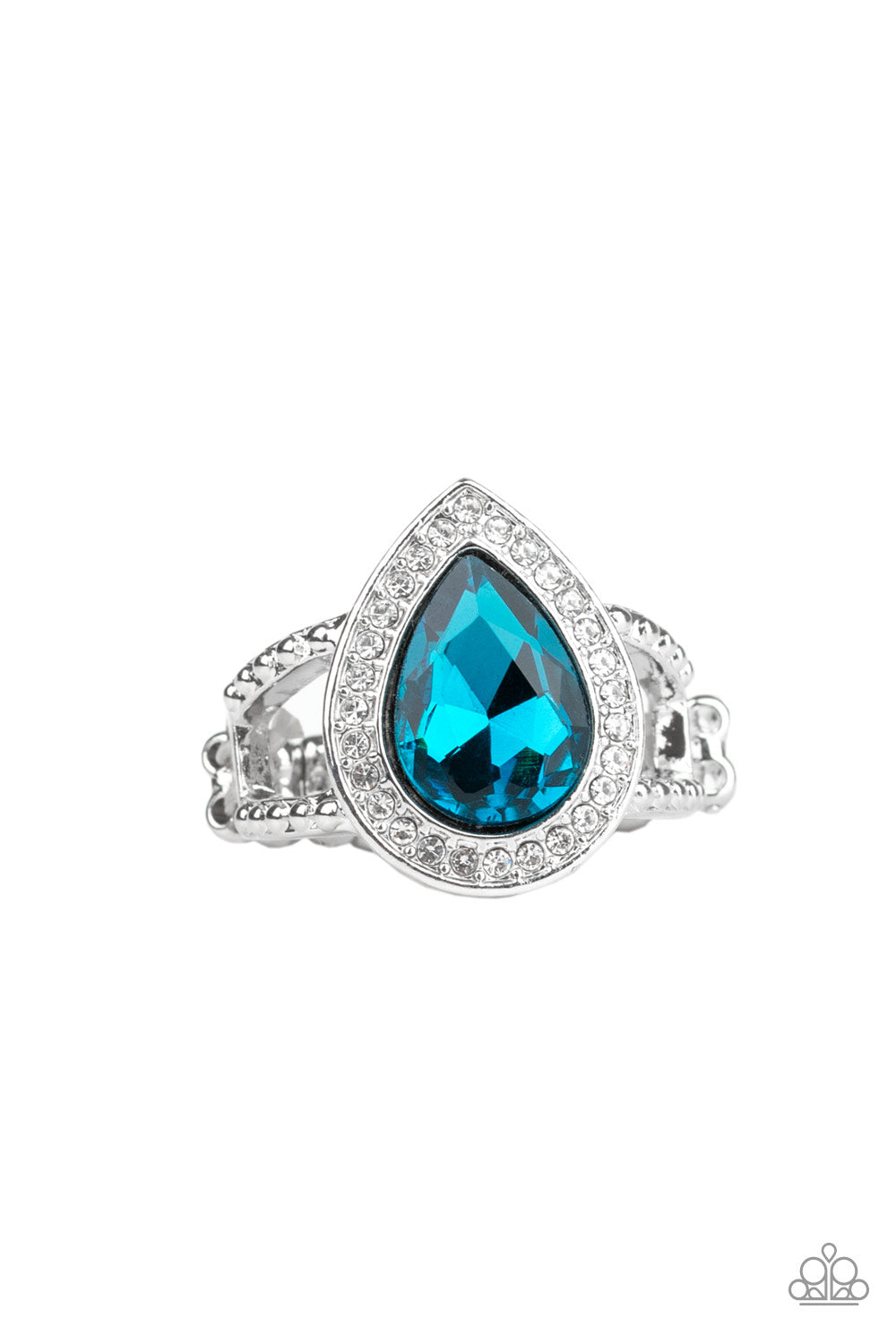 Hollywood Heirloom - blue - Paparazzi ring