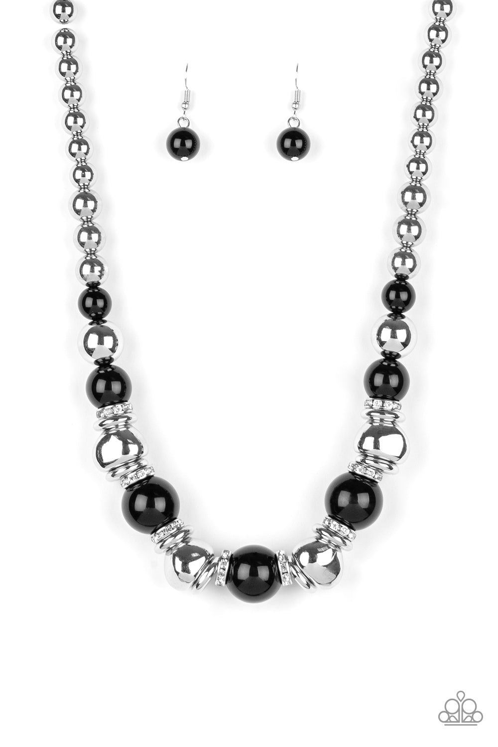 Hollywood HAUTE Spot - black - Paparazzi necklace