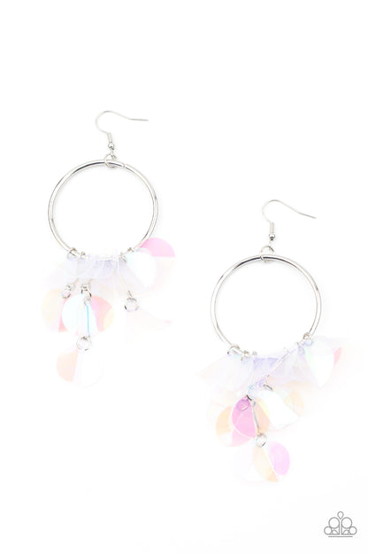 Holographic Hype - multi - Paparazzi earrings