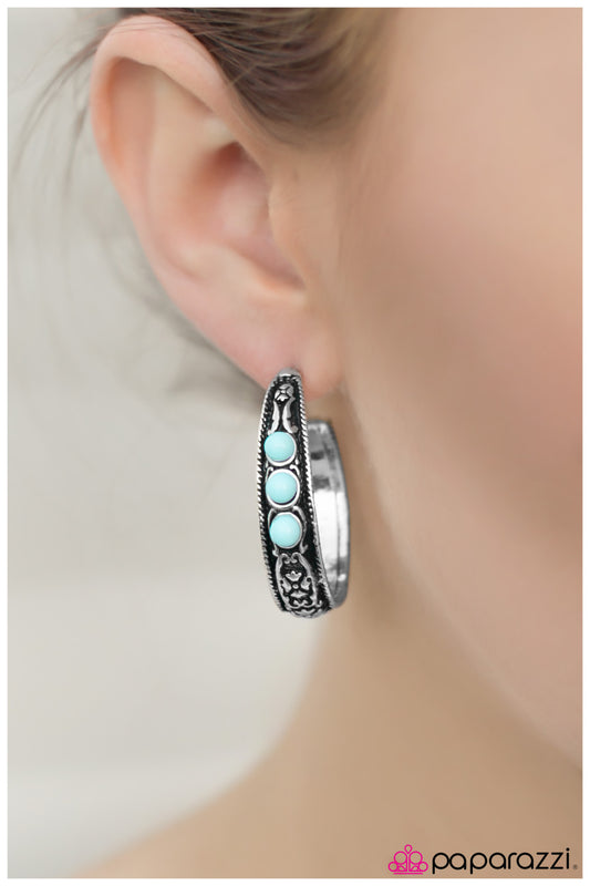 Home On The Range - Paparazzi hoop earrings