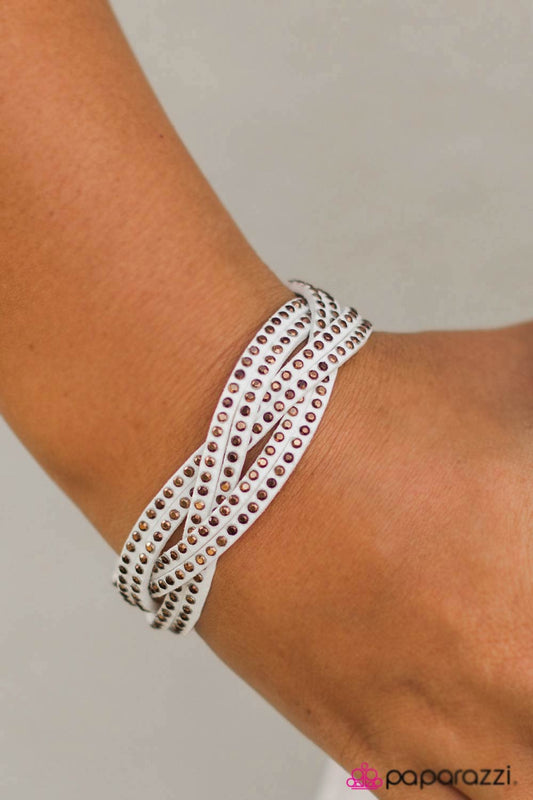 Home Run - White - Paparazzi bracelet