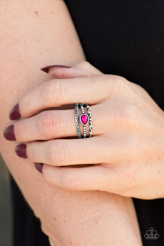 Home is where the Cave is - pink - Paparazzi ring