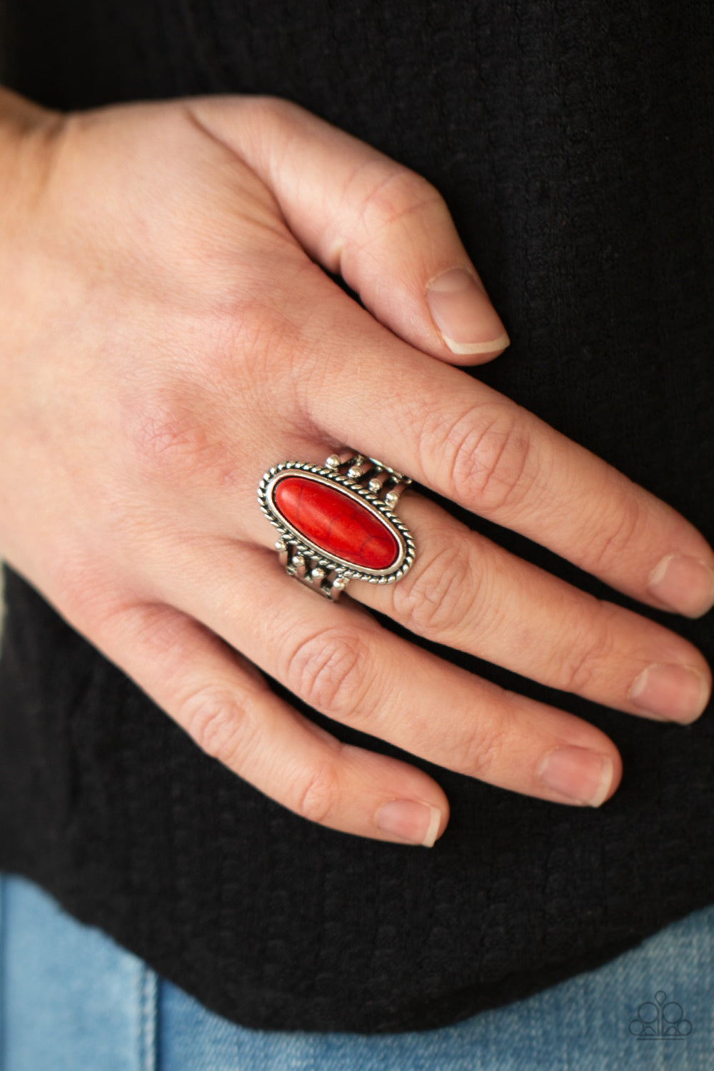 Home On The RANCH - red - Paparazzi ring