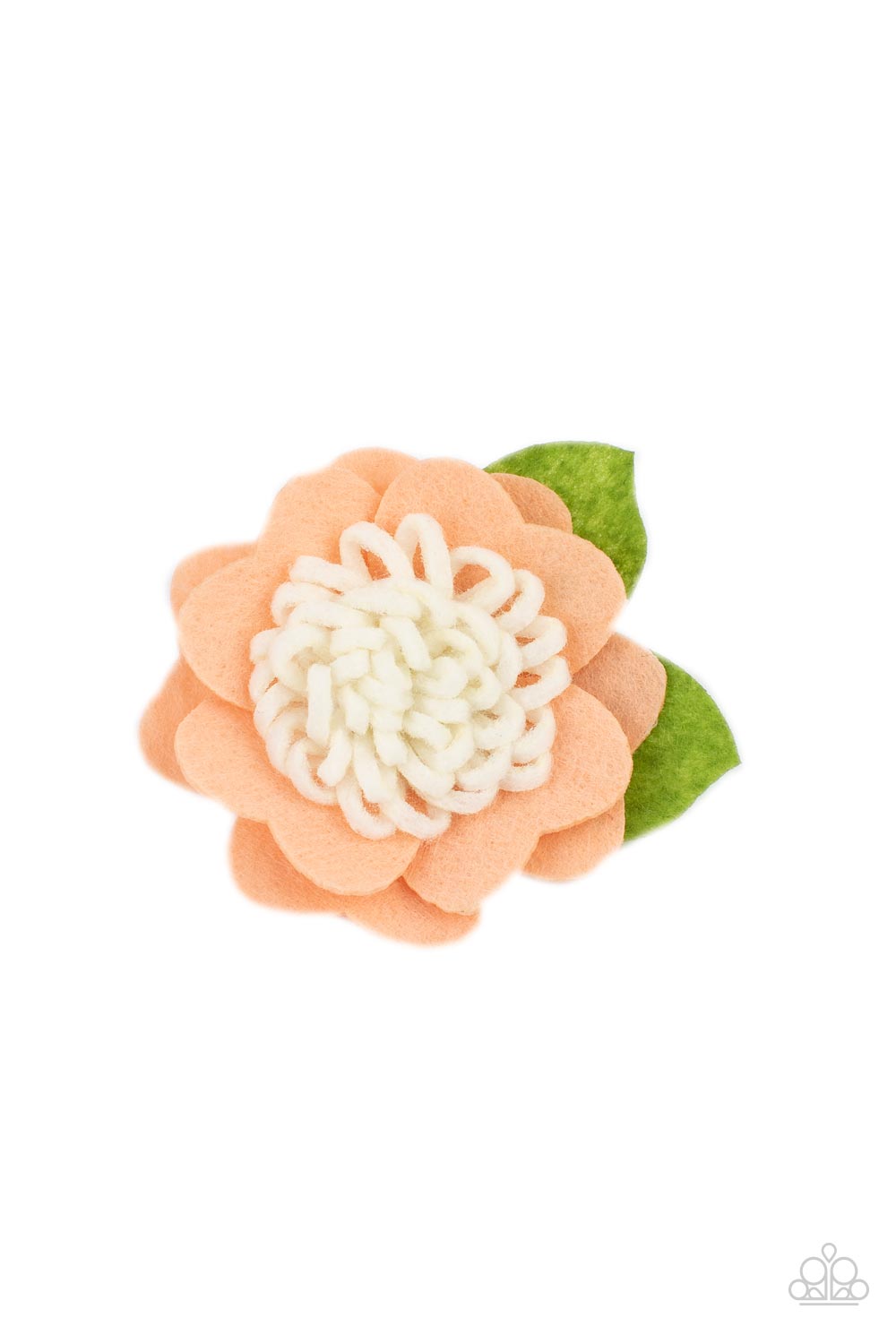 Homegrown Garden - orange - Paparazzi hair clip