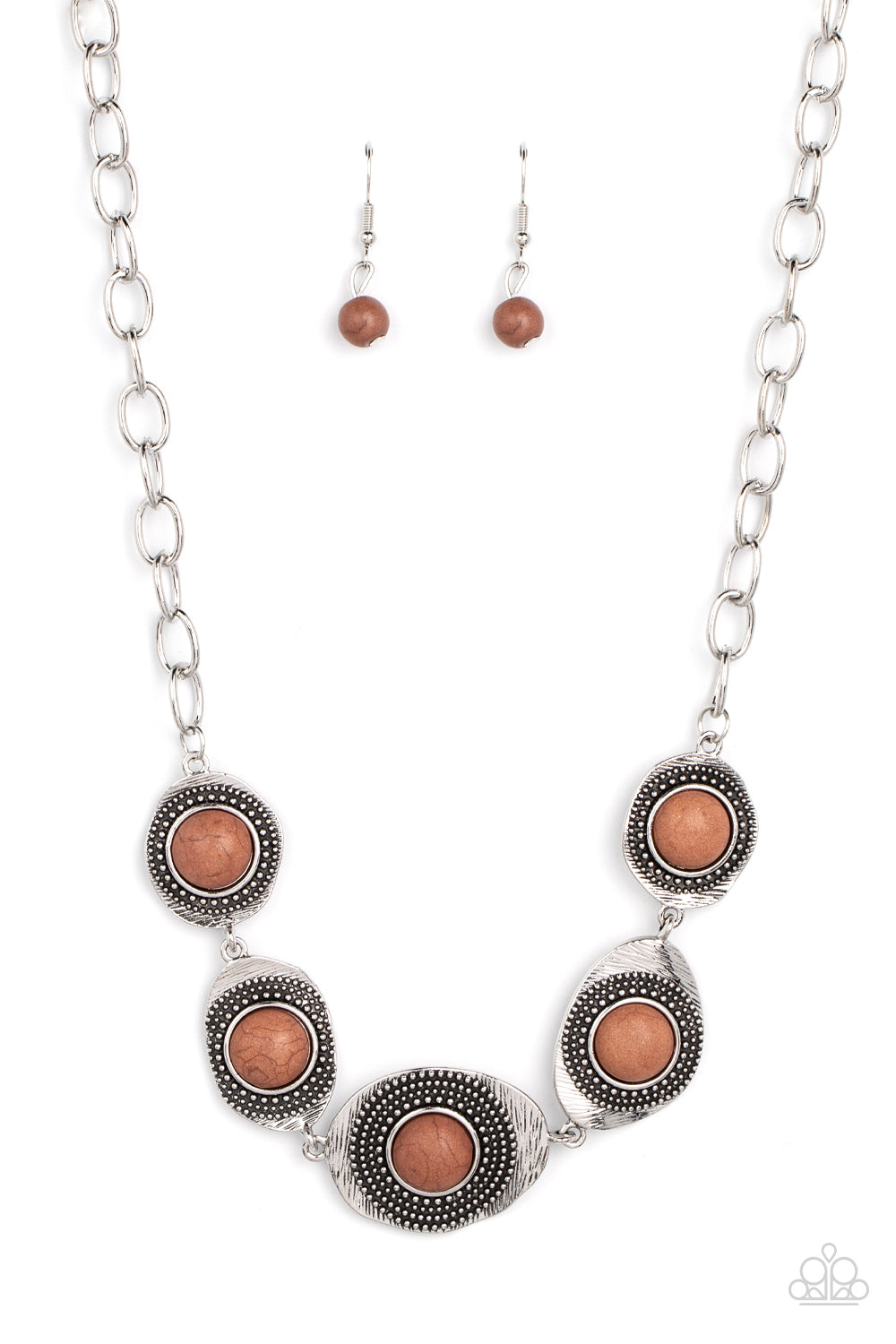 Homestead Harmony - brown - Paparazzi necklace