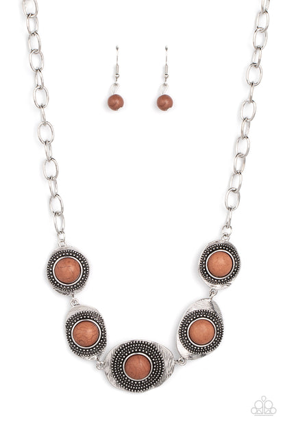 Homestead Harmony - brown - Paparazzi necklace