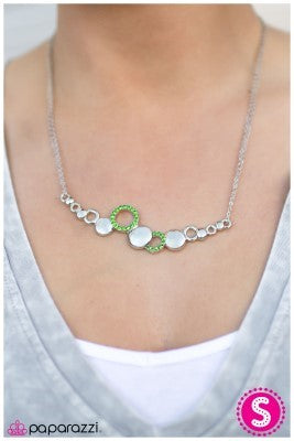 Honorable Mention - Green - Paparazzi necklace