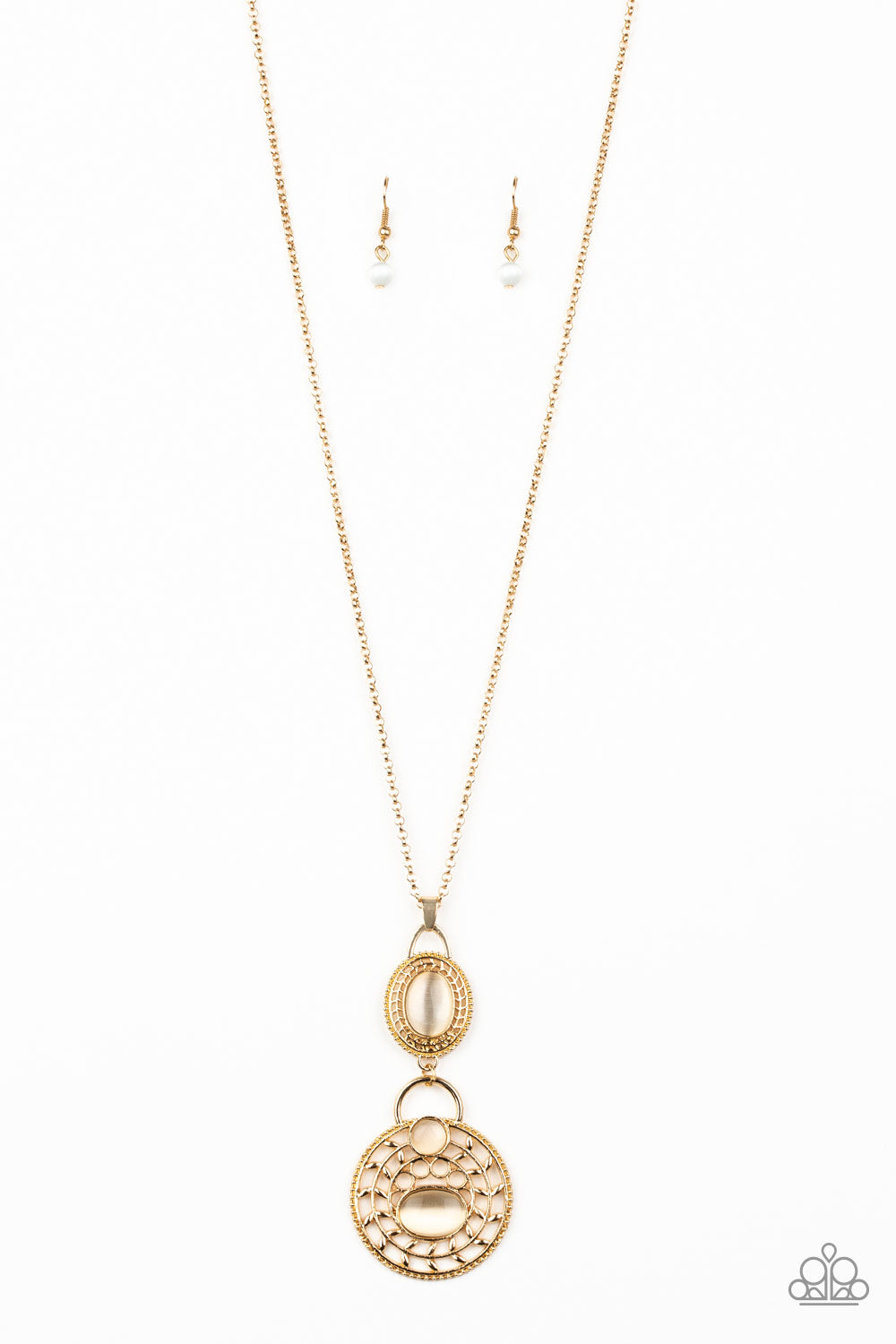Hook, VINE, and Sinker - gold - Paparazzi necklace