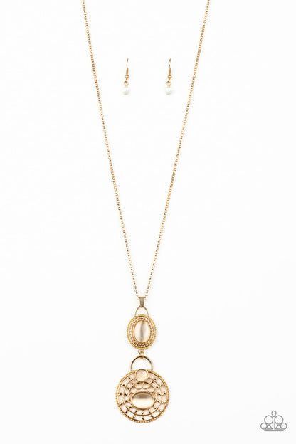 Hook, VINE, and Sinker - gold - Paparazzi necklace