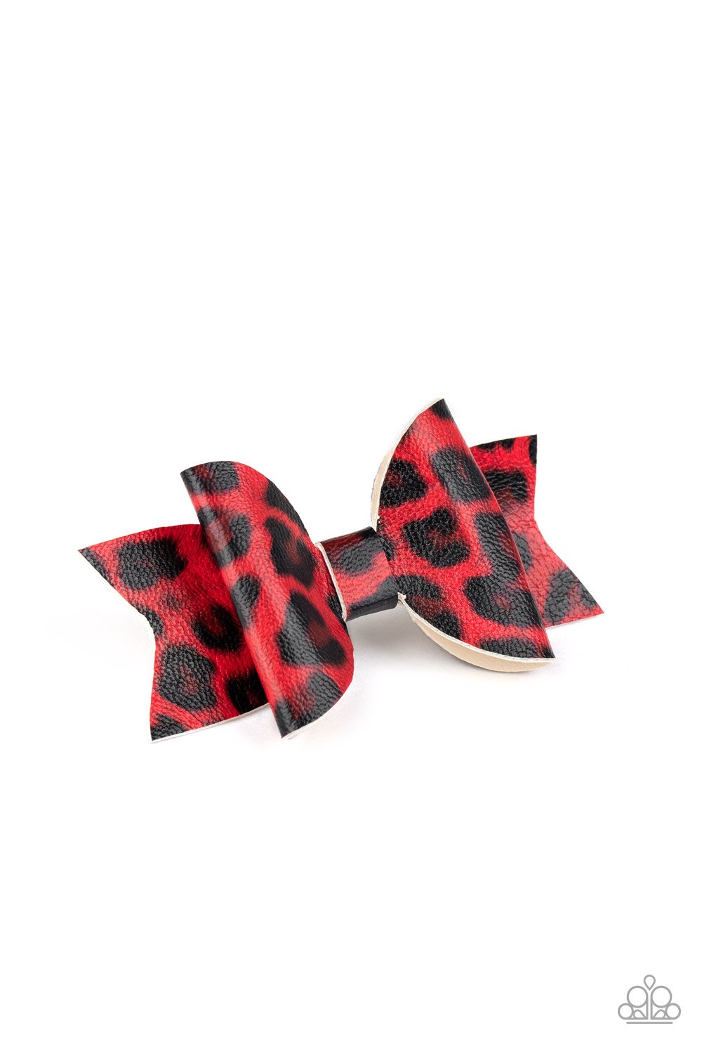 Hooked on a FELINE - red - Paparazzi hair clip