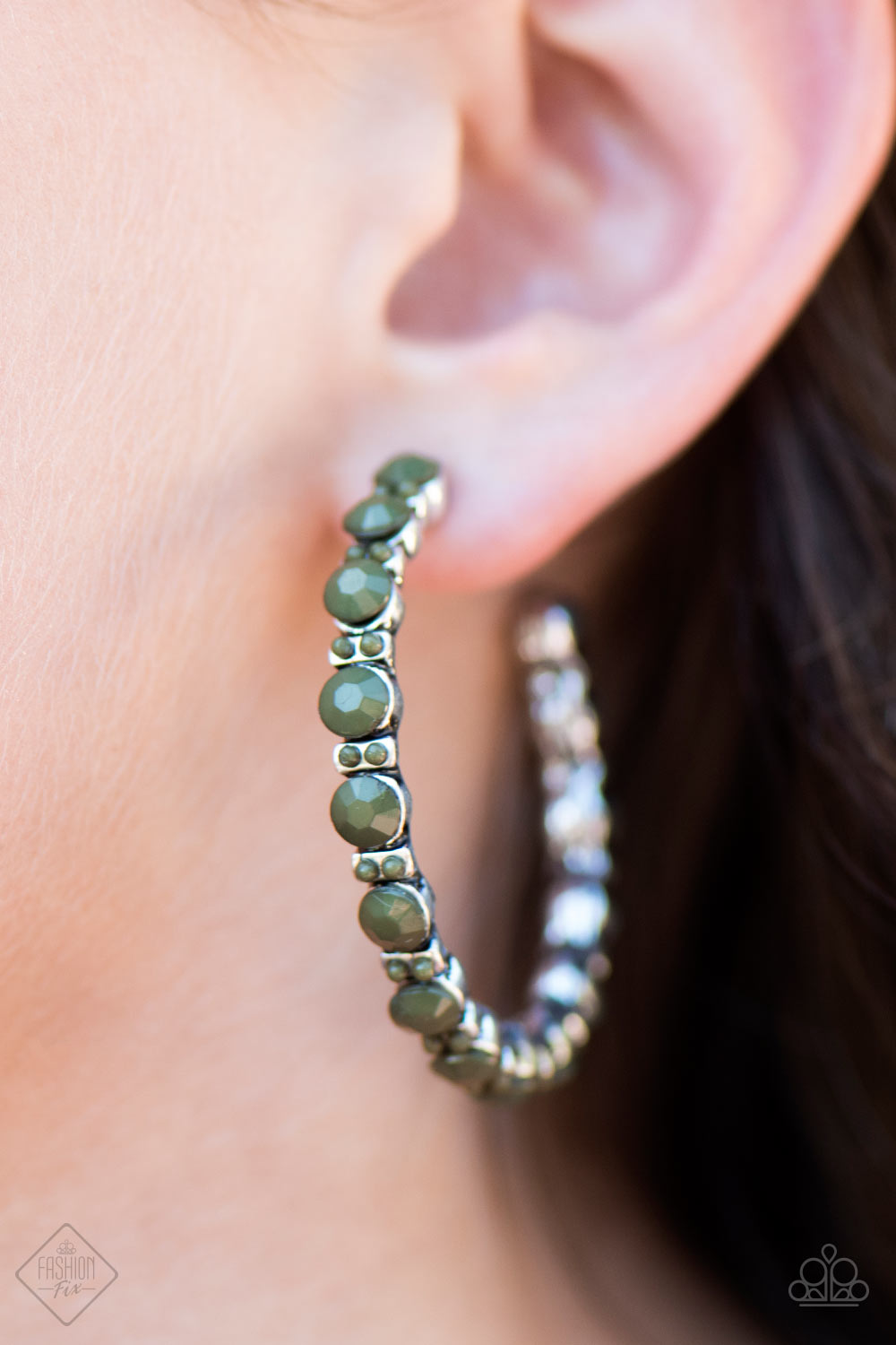 Hoop de Loop - green - Paparazzi earrings
