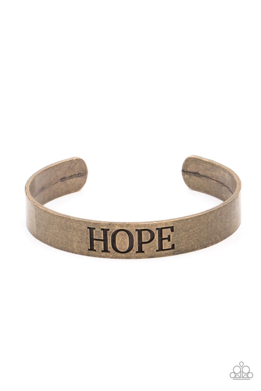 Hope Makes The World Go Round - brass - Paparazzi bracelet