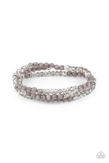 How Does Your Garden GLOW - silver - Paparazzi bracelet