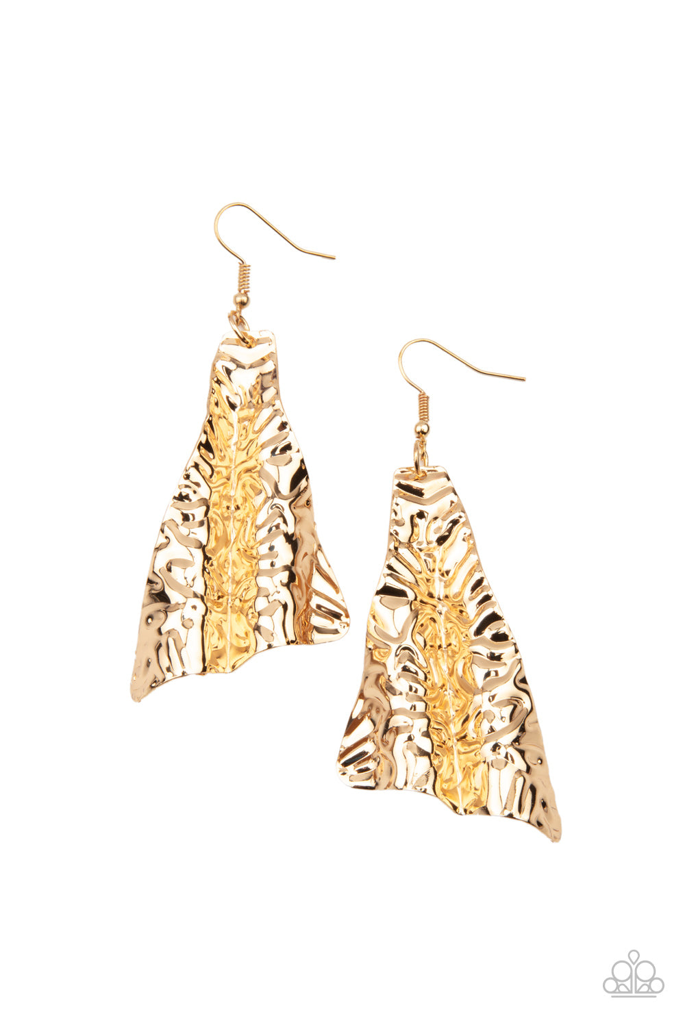 How FLARE You! - gold - Paparazzi earrings
