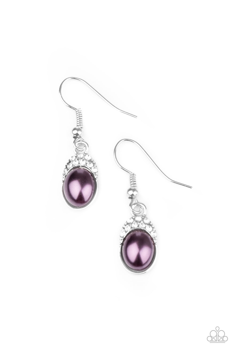 How Fancy - purple - Paparazzi earrings