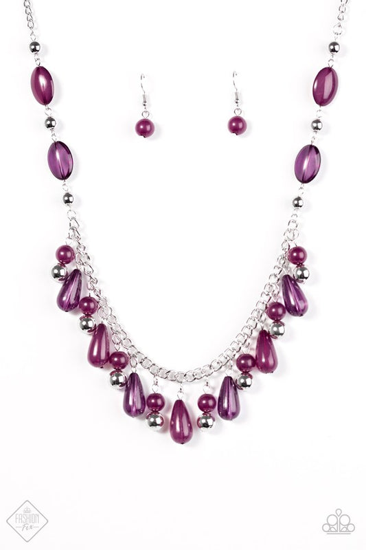 Hues She - Purple Paparazzi Necklace