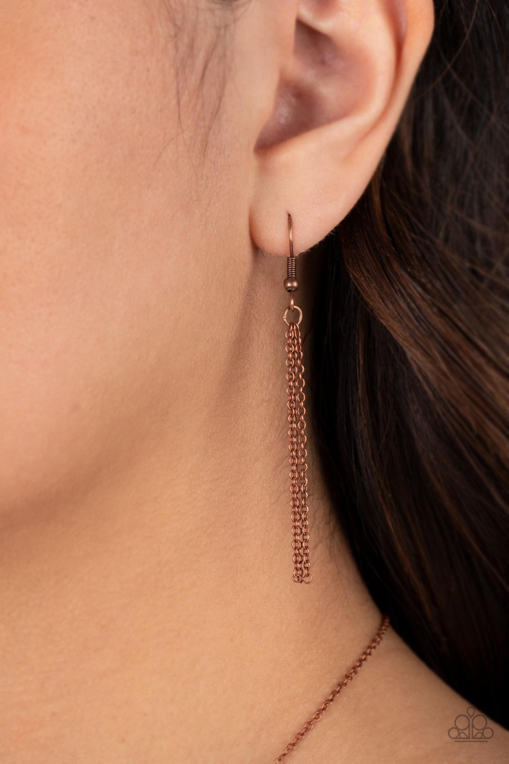 Hype Girl Glamour - copper - Paparazzi necklace