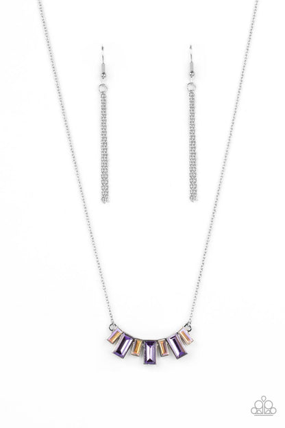 Hype Girl Glamour - purple - Paparazzi necklace