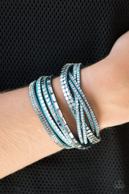 I Came To Slay - Blue - Paparazzi bracelet