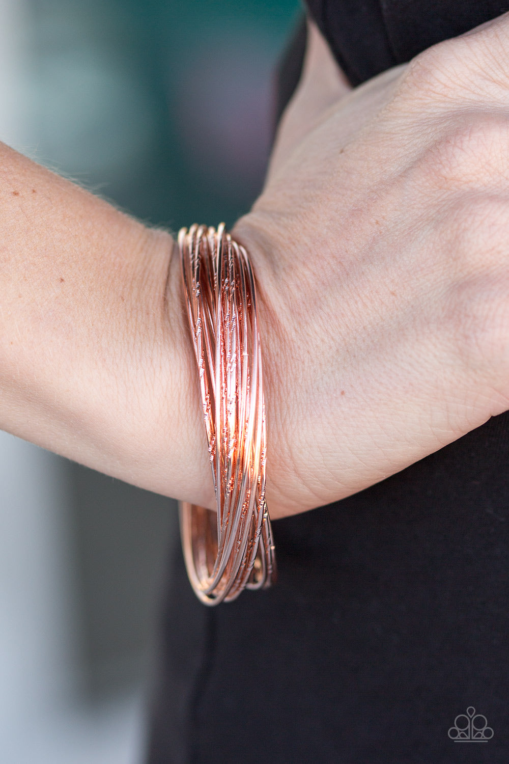 I Eat Glitter for Breakfast - copper - Paparazzi bracelets