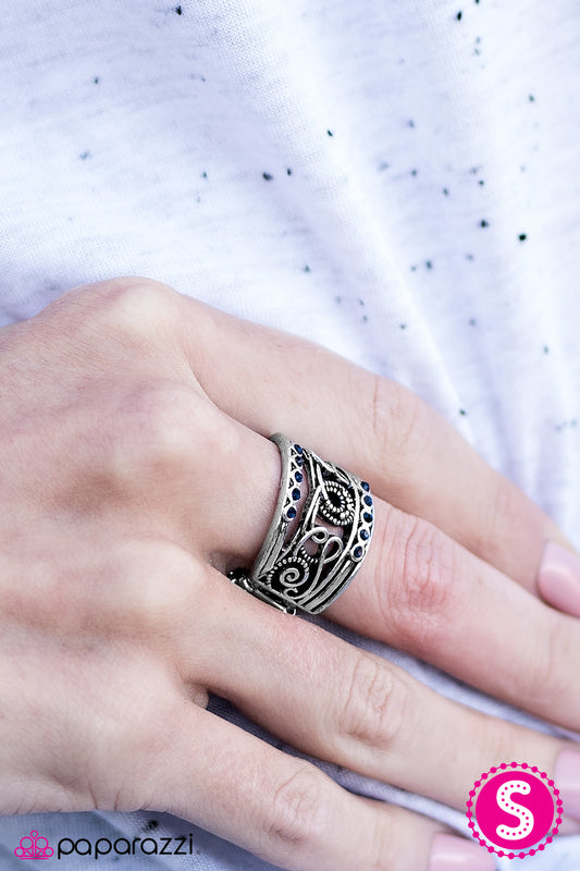 I Feel REFINED - Blue - Paparazzi ring