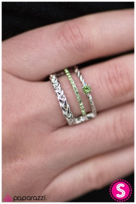 I promise ... - green - Paparazzi ring