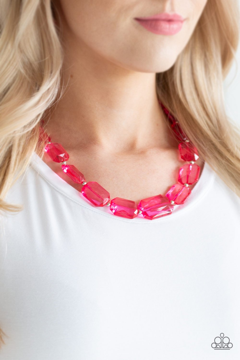 ICE-versa-pink-Paparazzi necklace