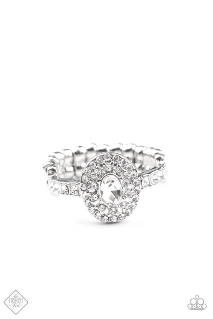 I Said Yes - white - Paparazzi ring