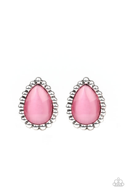 I Wanna GLOW - pink - Paparazzi earrings